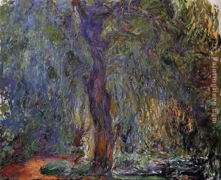 Weeping Willow 3 painting - Claude Monet Weeping Willow 3 art painting